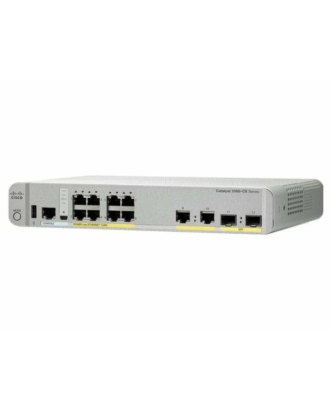 Cisco WS-C3560CX-8PC-S 3560-CX Switch 8 GE PoE+2 x 1G SFP 2 x 1G Copper
