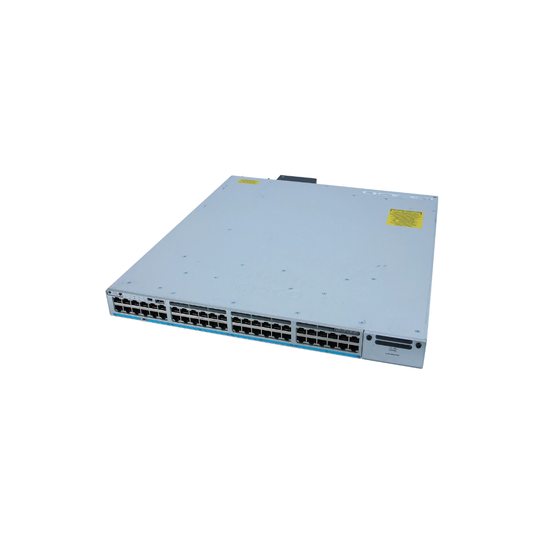 Cisco C9300-48UXM-A Catalyst 9300 48-port 2.5G (12 10G/mGig) copper with modular uplinks, UPOE, Network Advantage