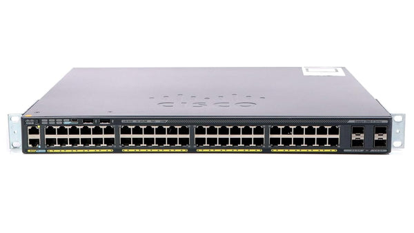 Cisco WS-C2960X-48LPS-L Refurbished 48-Port PoE+ Switch w/ Stack