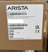 Arista DCS-7010TX-48C-F  New — Arista 7010TX, 48x 1G RJ45 & 4 x 25G SFP (1/10/25GbE) switch, front to rear air, 2xAC