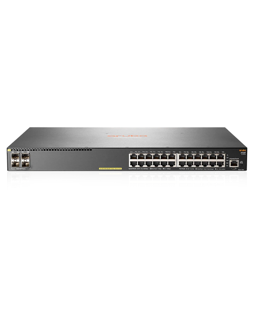 Aruba JL261A Refurbished — 24-Port PoE+ Gigabit Switch 4SFP