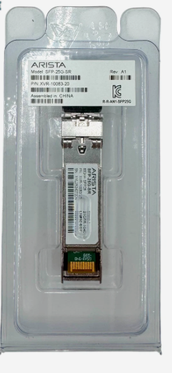 Arista SFP-25G-SR New - 25GBASE-SR SFP28 Transceiver, up to 70m over OM3 MMF or 100m over OM4 MMF