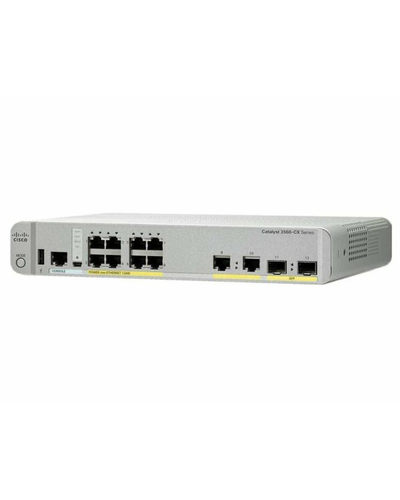 Cisco WS-C3560CX-8PC-S 3560-CX Switch 8 GE PoE+2 x 1G SFP 2 x 1G Copper