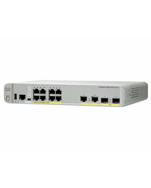 Cisco WS-C3560CX-8PC-S Refurbished — 8-Port PoE+ Compact Switch