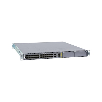 Juniper EX4600-40F-AFO 24 SFP+/SFP ports, 4 QSFP+ ports, 2 AC power supplies, and front to back airflow