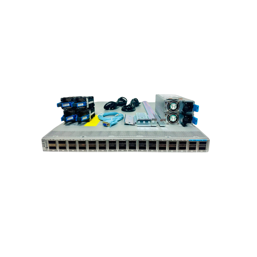 Cisco N9K-C93180LC-EX Refurbished Switch — Up to 32p 40/50G or 18p 100G, 3.6 Tbps