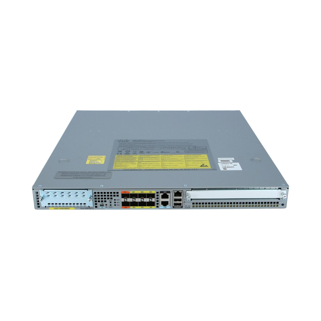 Cisco ASR1001-X Refurbished Router — 6 GE, Dual P/S, 20G