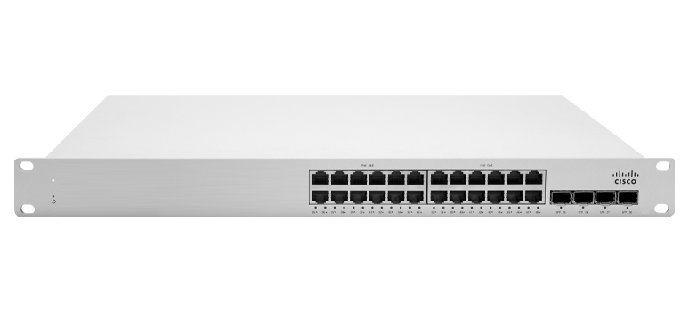 Meraki MS210‑24 refurbished product front view